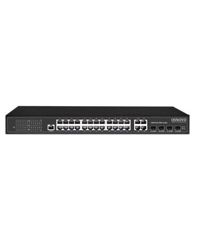 SW-8244/L(400W). Коммутатор 24-портовый  Gigabit Ethernet с PoE. OSNOVO в Севастополе
