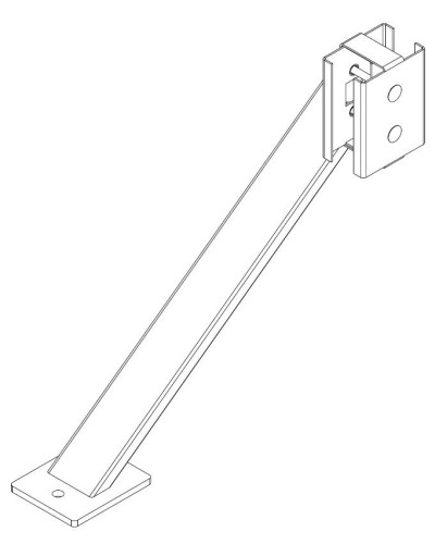 PERCo-MB-16.9. Упор для стоек секции ограждения. PERCo в Севастополе