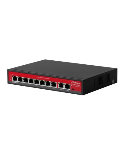 PND-08P-2G (120W). Коммутатор AI 10-портовый с функцией PoE. Polyvision в Севастополе