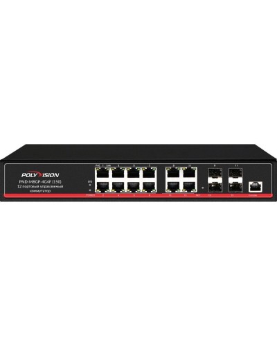PND-M8GP-4G4F(150). Коммутатор управляемый оптический 12 портовый. Polyvision в Севастополе