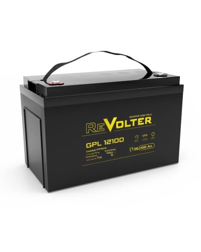 Revolter GPL 12100. Аккумулятор автомобильный герметичный свинцово-кислотный. Revolter в Севастополе