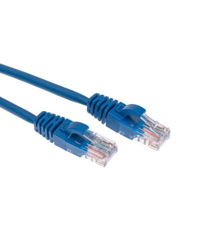 Патч-корд U/UTP, CAT 5e, RJ45-RJ45, 26AWG, LSZH, синий, 0,5м  REXANT (02-0104-05). Патч-корд UTP. Rexant в Севастополе
