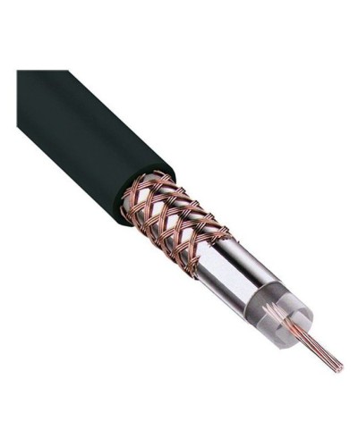 RG-58 A/U, 50 Ом, Cu/Al/Cu, 64%, 100 м, черный (01-2003). Кабель коаксиальный радиочастотный. Rexant в Севастополе