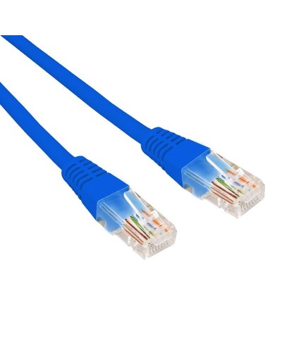 Патч-корд U/UTP CAT 6, RJ45-RJ45, 26AWG, LSZH, синий, 0.3м REXANT (02-0294-03). Патч-корд UTP. Rexant в Севастополе