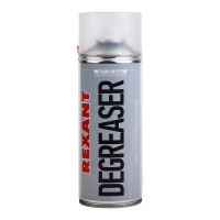 Очиститель обезжириватель DEGREASER, REXANT, 400 мл, аэрозоль (85-0006): Баллон с очистителем