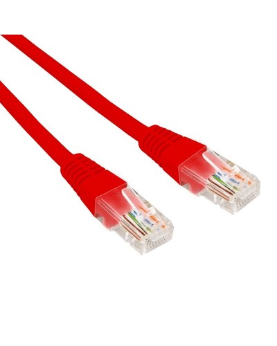 Патч-корд U/UTP CAT 6, RJ45-RJ45, 26AWG, LSZH, красный, 5м REXANT (02-0293-5). Патч-корд UTP. Rexant в Севастополе