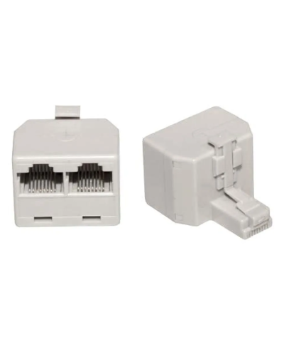 Двойник компьютерный UTP RJ-45(8P8C) (штекер - 2 гнезда) REXANT (03-0102): Кабельный соединитель в Севастополе