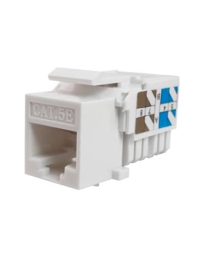 Модуль-вставка Keystone Кат5е, инстр.зад, белый UTP (10-0313): Вставка Keystone Jack RJ-45 в Севастополе