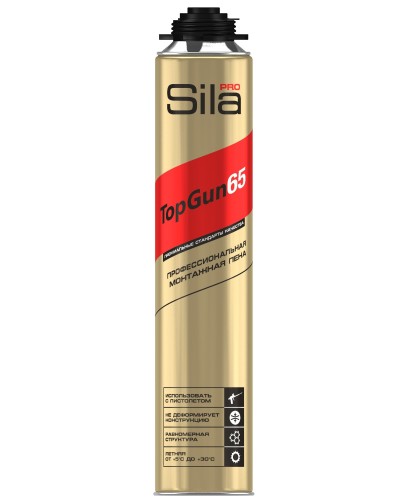 Пена монтажная Sila Pro TopGun 65, 875 мл. Пена монтажная. Sila в Севастополе