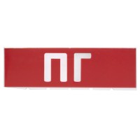 Сменное табло ПГ красный фон для Топаз (SQ0349-0221). Надпись сменная для Топаз. TDM ЕLECTRIC