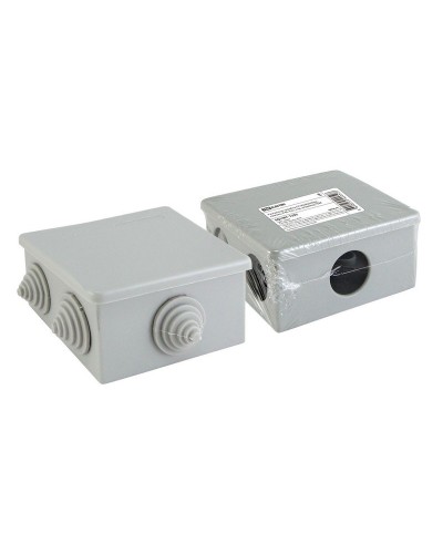 Распаячная коробка ОП 80х80х40мм, крышка, IP44, 6 вх. TDM (SQ1401-1235). Распаячная коробка ОП. TDM ЕLECTRIC в Севастополе