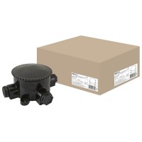 КЭМ 2-660-3 ОП D95мм IP65, 3-х рожковая (карболит) TDM (SQ1401-1101). Коробка электромонтажная. TDM ЕLECTRIC
