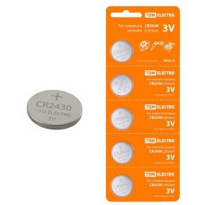 CR2430 Lithium 3V BP-5 TDM (SQ1702-0030). Элемент питания. TDM ЕLECTRIC