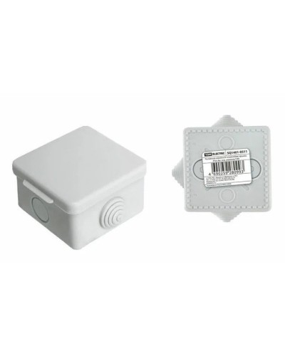 Коробка ОП 65х65х50мм, крышка,  IP54, 4вх. (SQ1401-0111). Распаячная коробка. TDM ЕLECTRIC в Севастополе