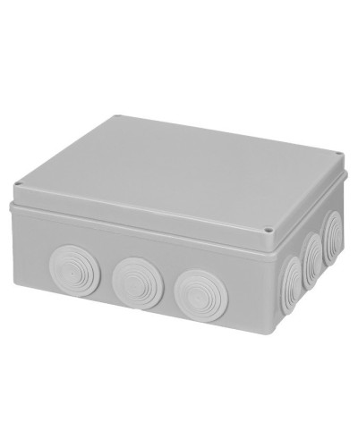 Распаячная коробка ОП 240х190х90мм, крышка, IP55, 12 гермовводов TDM (SQ1401-1143). Распаячная коробка ОП. TDM ЕLECTRIC в Севастополе