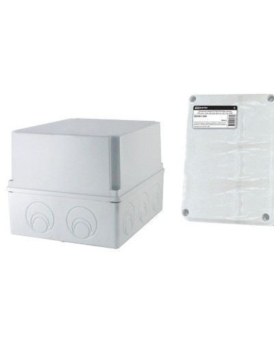 Коробка ОП 240х195х165мм, крышка, IP44, кабельные вводы d28-3шт, d37-2шт (SQ1401-1273). Распаячная коробка. TDM ЕLECTRIC в Севастополе