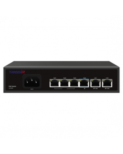 TR-NS1206-65-4PoE. Коммутатор с PoE. Trassir в Севастополе