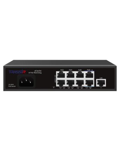 TR-NS1109-120-8PoE. Коммутатор с PoE. Trassir в Севастополе