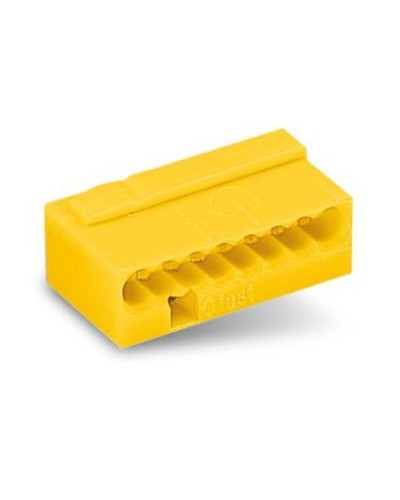 WAGO 243-508 Клемма MICRO 8-проводная желтая. Клемма для распределительных коробок. WAGO в Севастополе