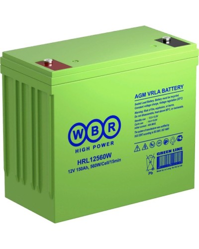 WBR HRL12560W. Аккумулятор герметичный свинцово-кислотный. WBR в Севастополе