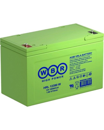 WBR HRL12390W. Аккумулятор герметичный свинцово-кислотный. WBR в Севастополе