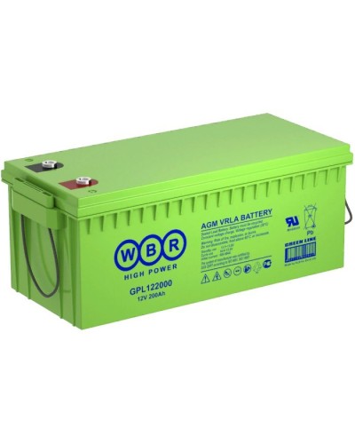 WBR GPL122000. Аккумулятор герметичный свинцово-кислотный. WBR в Севастополе