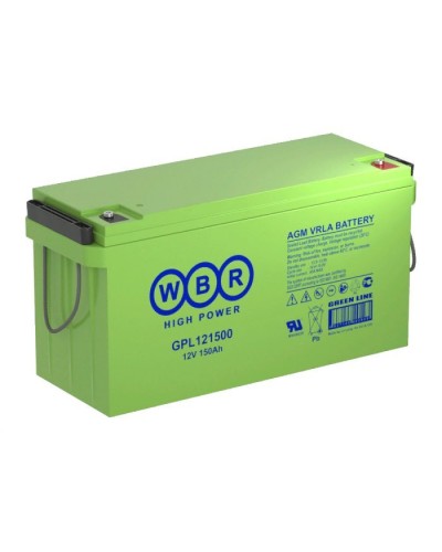 WBR GPL121500. Аккумулятор герметичный свинцово-кислотный. WBR в Севастополе