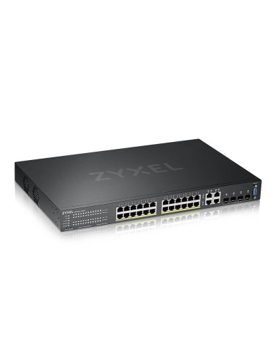 GS2220-28HP-EU0101F. Гибридный L2 коммутатор PoE+. ZYXEL в Севастополе