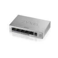 GS1005HP-EU0101F. Коммутатор сетевой PoE неуправляемый. ZYXEL