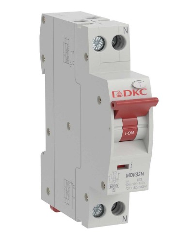 YON max MDR, 1P+N, 10mA, 10A, 6kA, А (MDR32N-1N1C10-A). Компактный автоматический выключатель дифференциального тока. ДКС в Севастополе