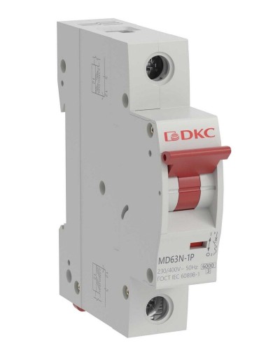 YON max MD63N 1P 16А 6кА C (MD63N-1PC16). Автоматический выключатель. ДКС в Севастополе