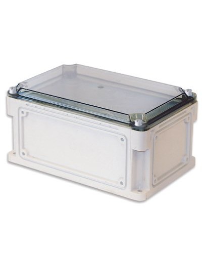 Корпус RAM box 300х150х160, высота крышки 35 мм, IP67 (531311). Корпус с фланцами и прозрачной крышкой, без монтажной платы. ДКС в Севастополе