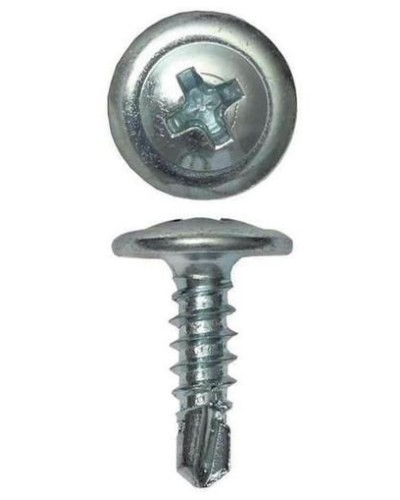 Саморез с пресс-шайбой 4.2х41 со сверлом (200 шт) (CM274041). Саморез с пресс-шайбой. ДКС в Севастополе