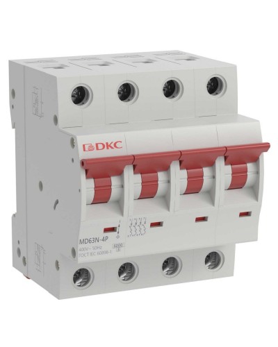 YON max MD63N 4P 10А 6кА C (MD63N-4PC10). Автоматический выключатель. ДКС в Севастополе