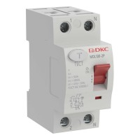 YON MAX MDL100 ВДТ, 2P, 30mA, 16A, АС (MDL100-2P2-16-AC). Автоматический выключатель дифференциальный (УЗО). ДКС