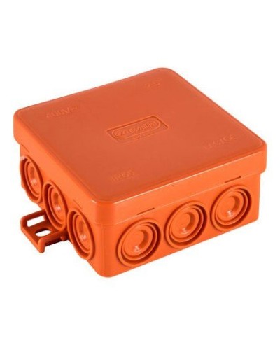 Коробка JBL085 85х85х38, 12 вых., 6P (0,15...2,5мм²) (43255HF): Коробка монтажная, огнестойкая, без галогена в Севастополе