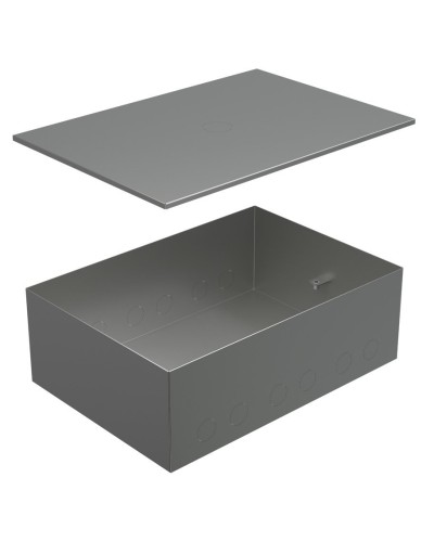 Коробка металлическая с крышкой для заливки в пол BOX/6-8 (70161): Коробка металлическая с крышкой для заливки в пол 249,6х167,6х75мм, для люков 70062, 70082 в Севастополе