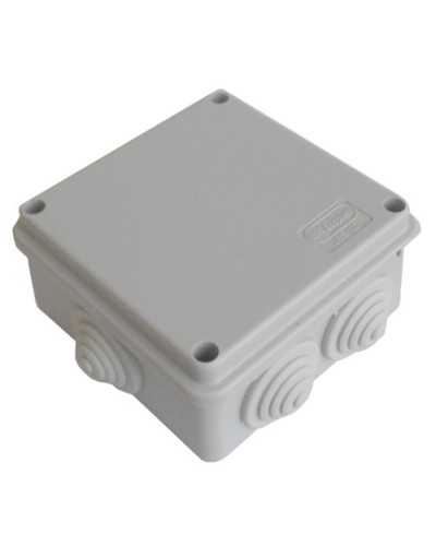 Коробка JBS100 100х100х55, 6 вых., 3P (0,15...2,5мм²) серая (43007HF-GR). Коробка монтажная, огнестойкая, без галогена. Экопласт в Севастополе