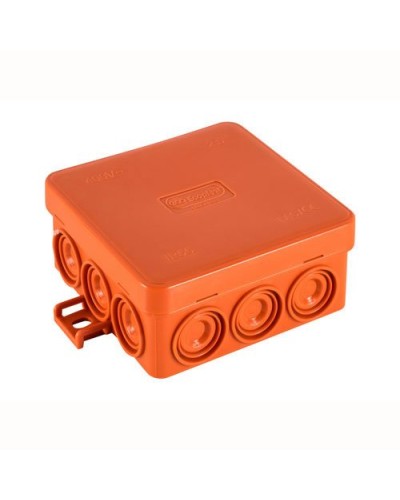 Коробка JBL085 85х85х38, 12 вых., 4P (0,15-4мм²) (43555HF): Коробка монтажная, огнестойкая, без галогена в Севастополе
