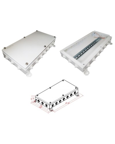 КМ IP55-2040. Коробка монтажная электротехническая. Гефест в Севастополе