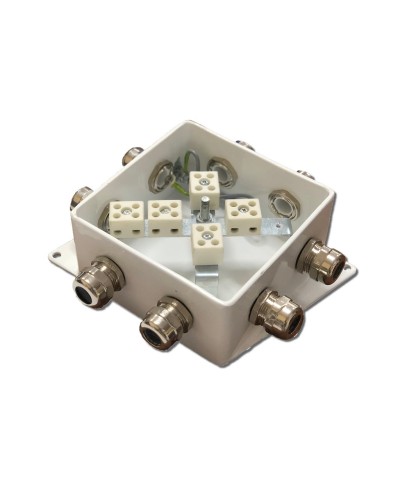 КМ-О (10к*6,0)-IP66-120х120, четыре ввода. Коробка монтажная огнестойкая. Гефест в Севастополе