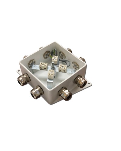 КМ-О (8к)-IP66-120х120, четыре ввода. Коробка монтажная огнестойкая. Гефест в Севастополе