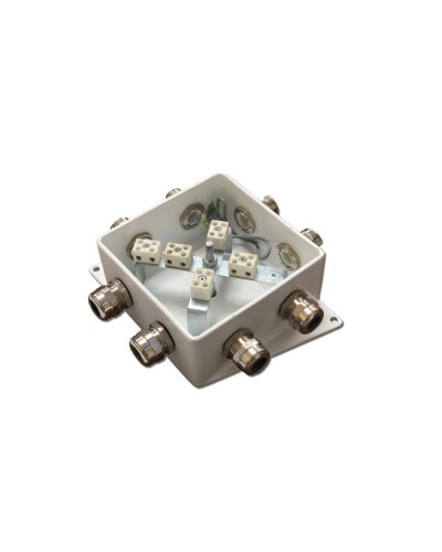 КМ-О (10к)-IP66-120х120, пять вводов: Коробка монтажная огнестойкая в Севастополе