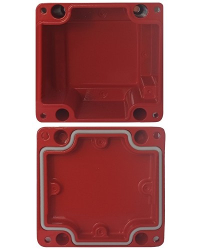 МКС Мороз, глухая, IP66/IP68, красный. Коробка коммутационная металлическая. Магнито-Контакт в Севастополе