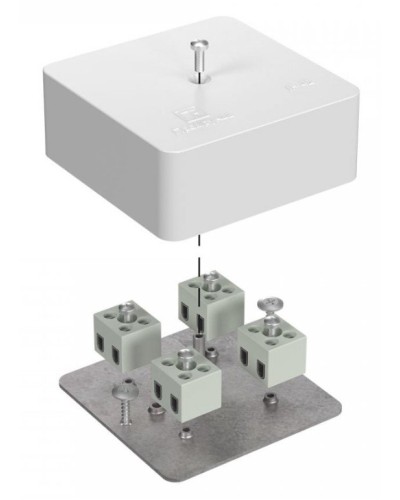 Коробка огнестойкая 75х75х30 (40-0450-FR2.5-8). Коробка огнестойкая для открытой установки. Промрукав в Севастополе