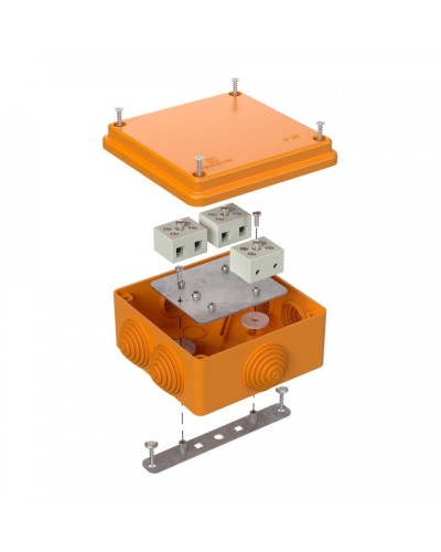Коробка огнестойкая 100х100х50 (40-0300-FR6.0-6). Коробка огнестойкая для открытой установки. Промрукав в Севастополе
