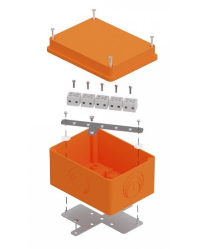 Коробка огнестойкая 150х110х90 E15-E120 для о/п (40-0351-FR1.5-10). Коробка огнестойкая для открытой установки. Промрукав в Севастополе