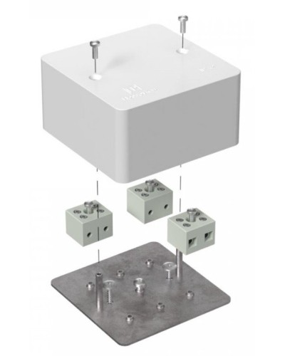 Коробка огнестойкая 103х103х45 (40-0470-FR2.5-6). Коробка огнестойкая для открытой установки. Промрукав в Севастополе