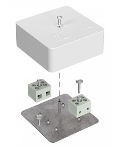 Коробка огнестойкая 75х75х30 (40-0450-FR2.5-4). Коробка огнестойкая для открытой установки. Промрукав в Севастополе