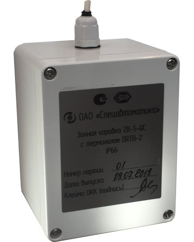 ZB-5-QC с DRTB-2 исп.02. Монтажная зонная коробка. Спецавтоматика, Москва в Севастополе